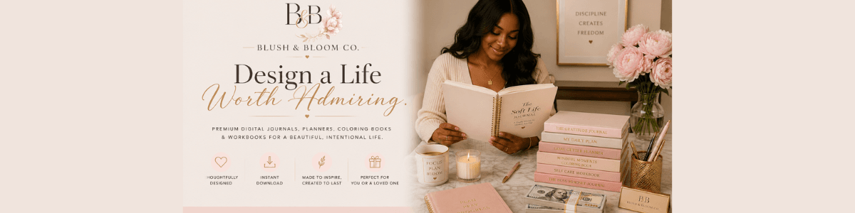 Blush&BloomCo. store banner