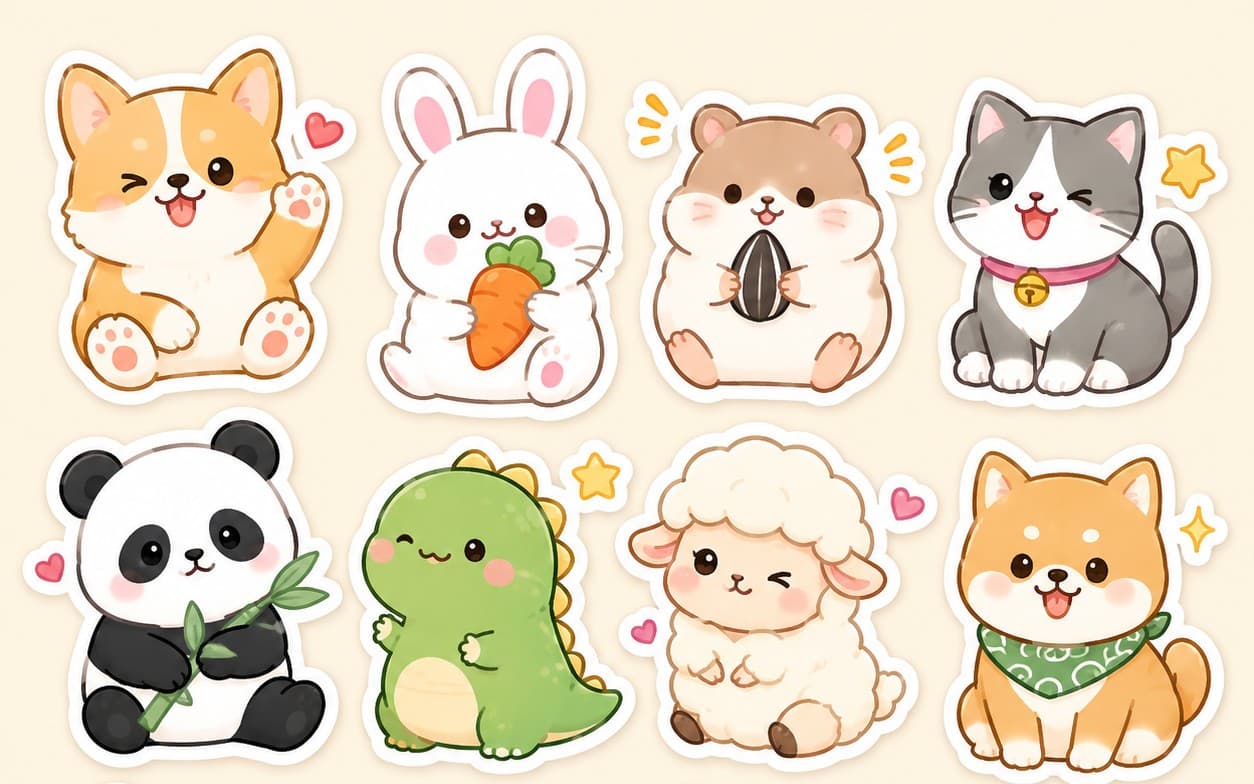 Sticker cute