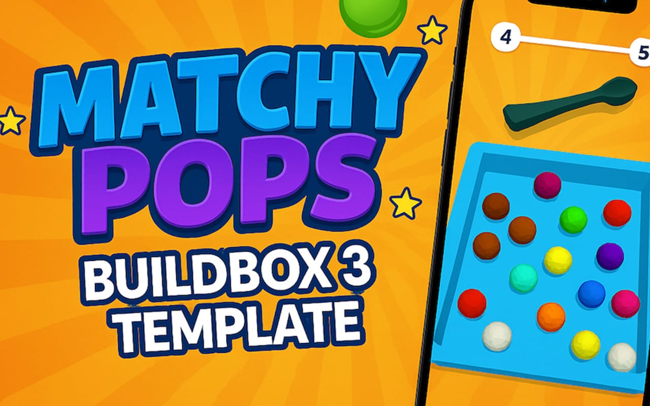 MatchyPop – Color Puzzle Template for Buildbox 3