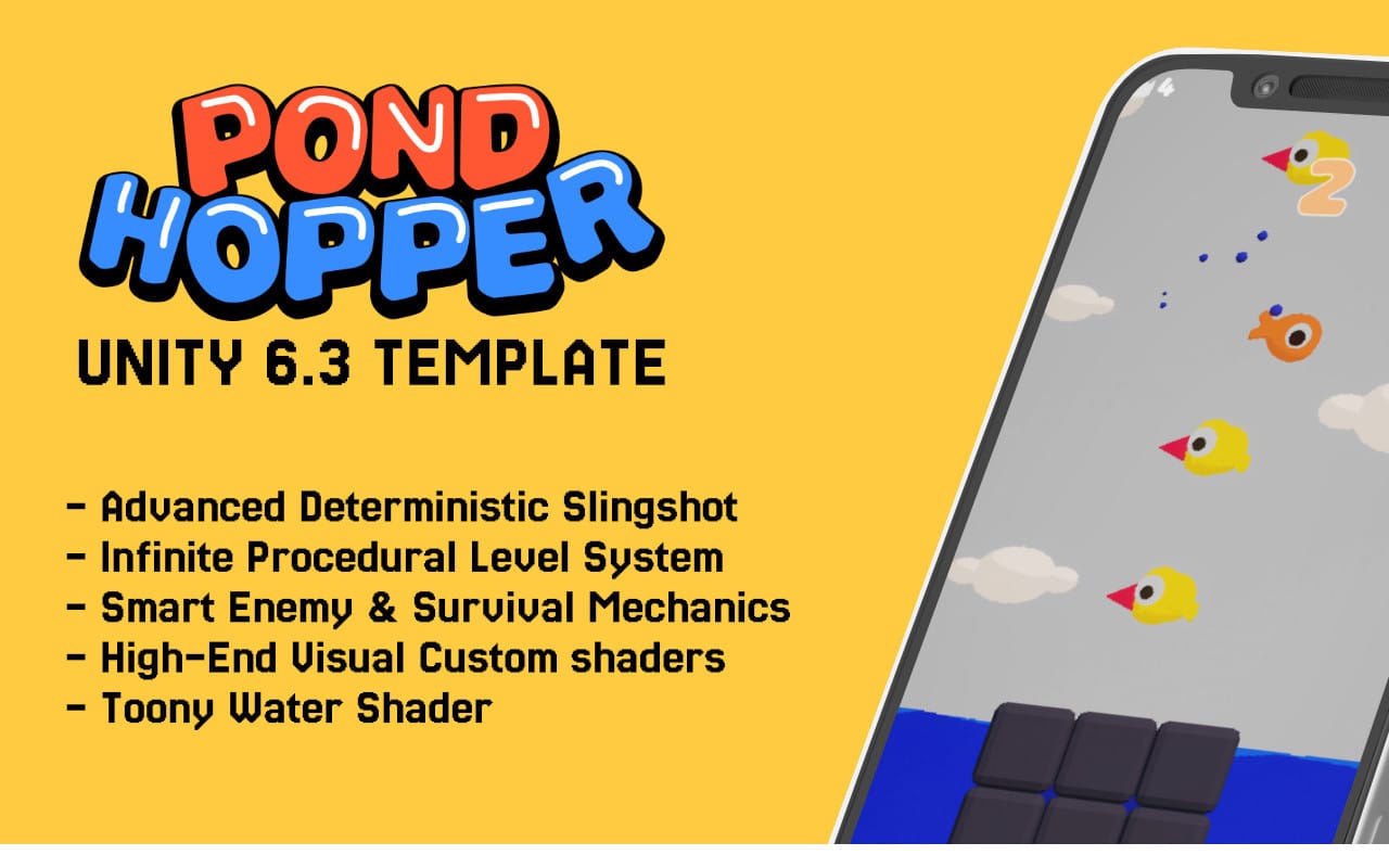 Pond Hopper - Unity Game Template