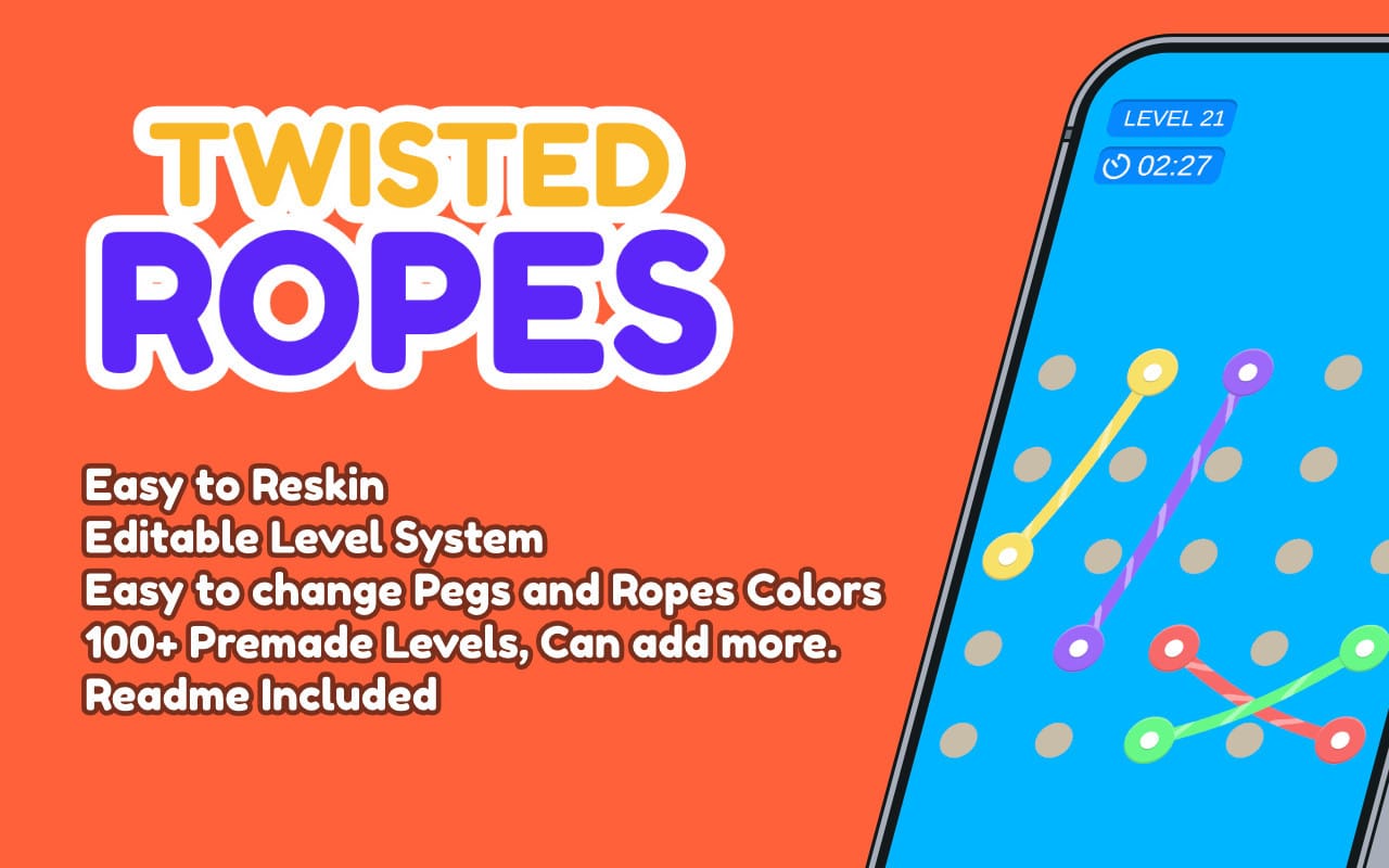 Twisted Ropes - Unity Game Template