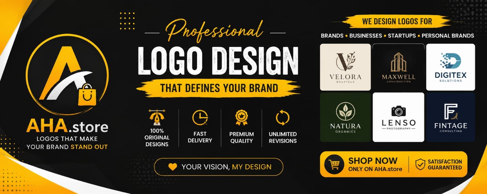 AHA.store store banner