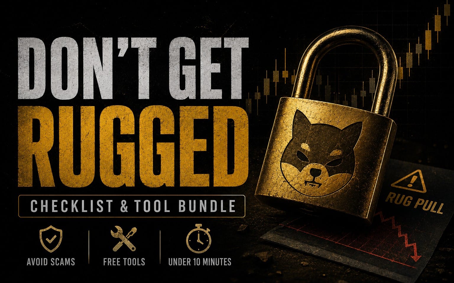 Don't Get Rugged — Crypto Scam-Check Checklist & Tool Bundle (PDF)