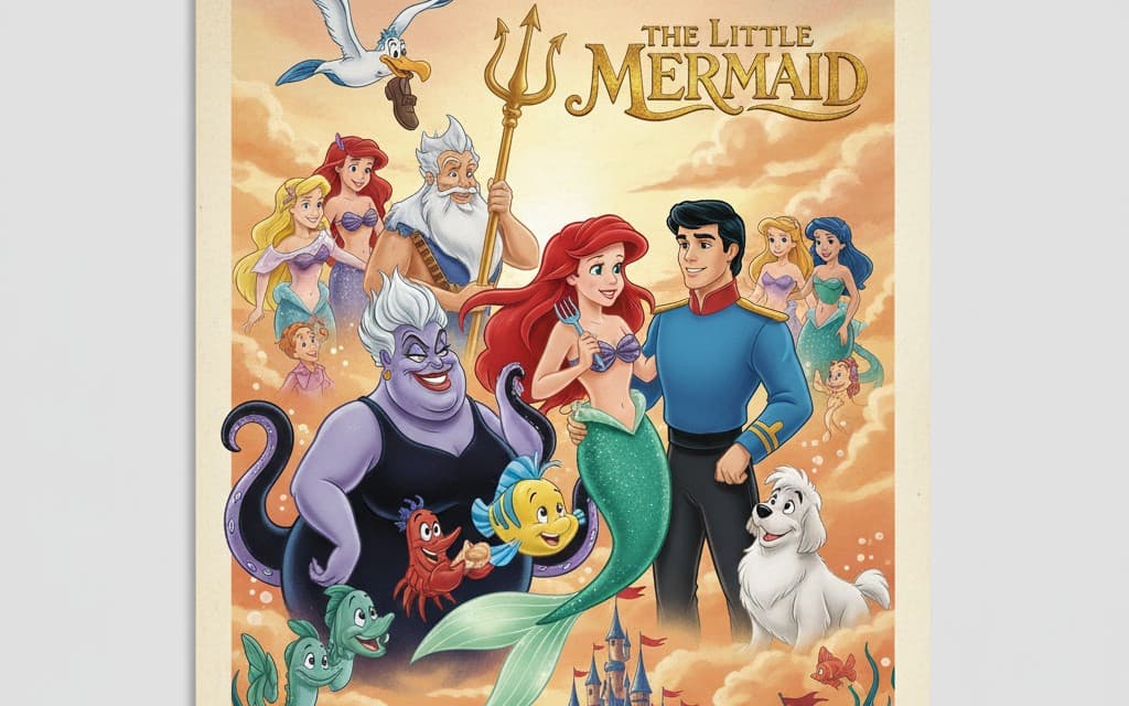 Little Mermaid Coloring Book