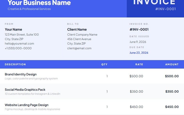 INVOICE BUNDLE