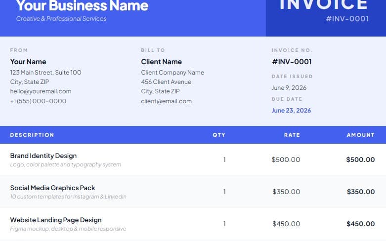 INVOICE BUNDLE