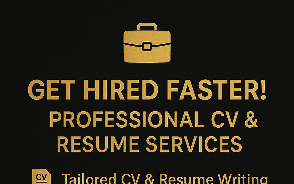 Resume template for quick job application