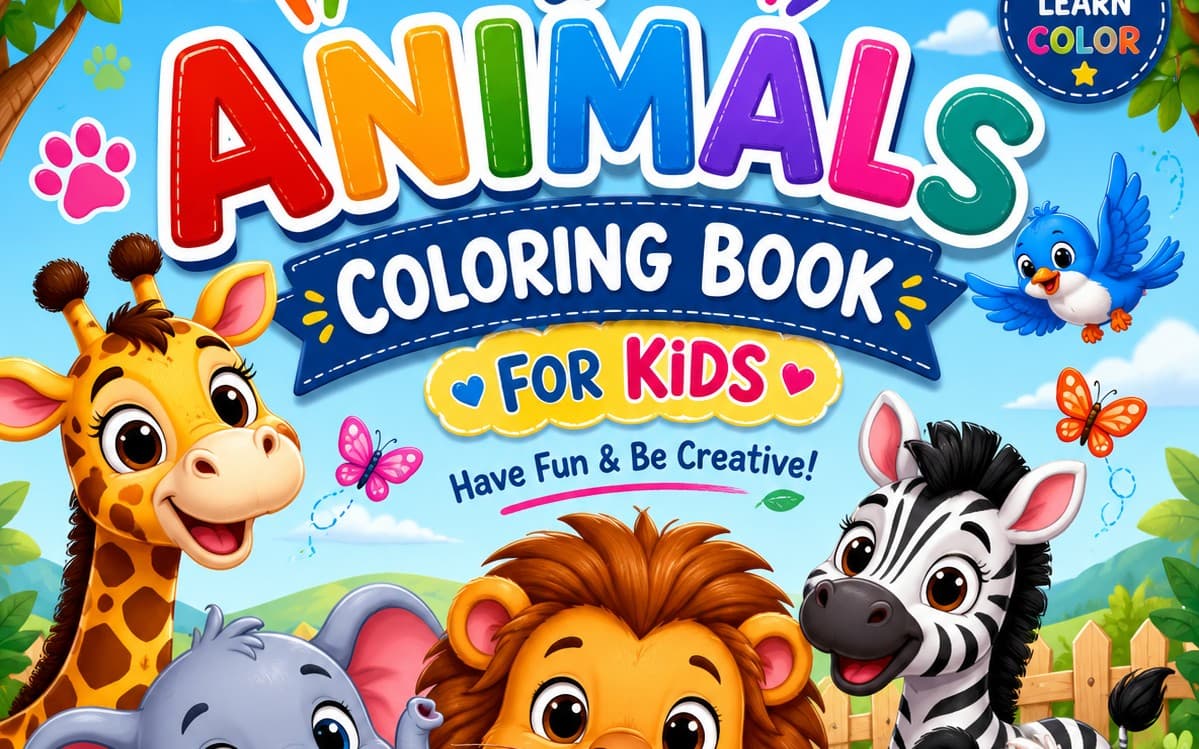 Animals Coloring Book for Kids