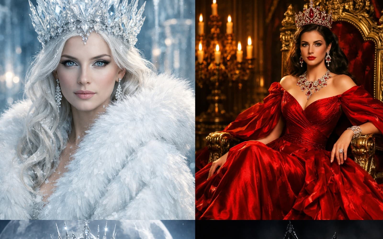 Dark Fantasy Queens Collection – 10 Ultra Realistic AI Artworks