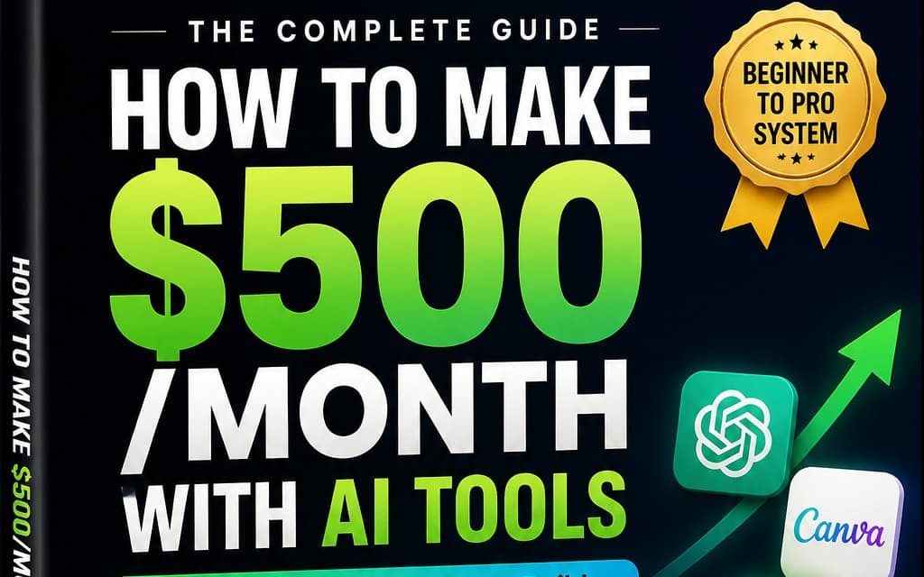 How to make 500$ a month with ai tools
