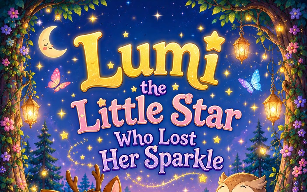 Lumi, the Little Star Who Lost Her Sparkle – Coloring & Activity printable Book