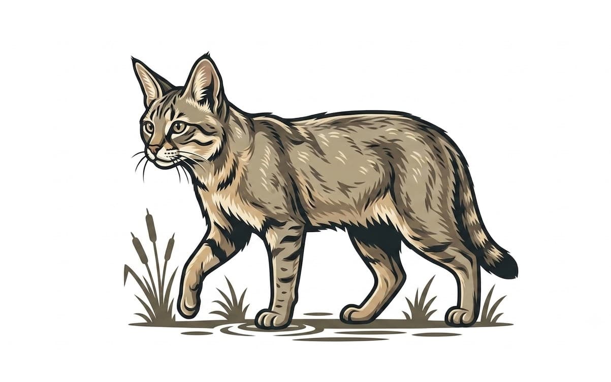 Jungle cat icon.