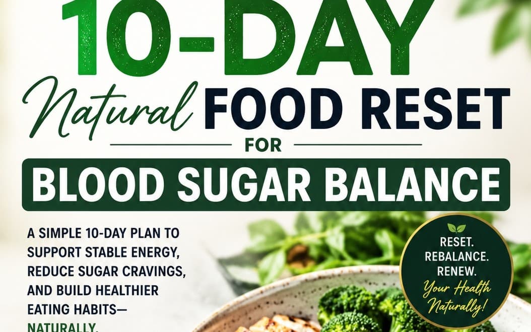 CKA 10-Day Natural Food Reset for Blood Sugar Balance