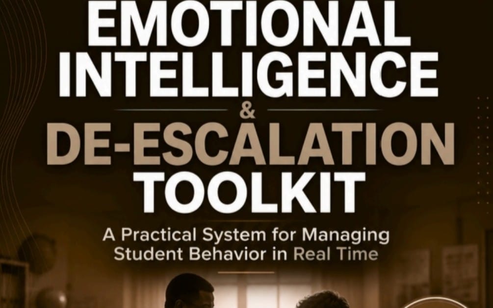 EMOTIONAL INTELLIGENCE & DE-ESCALATION TOOLKIT FOR EDUCATORS