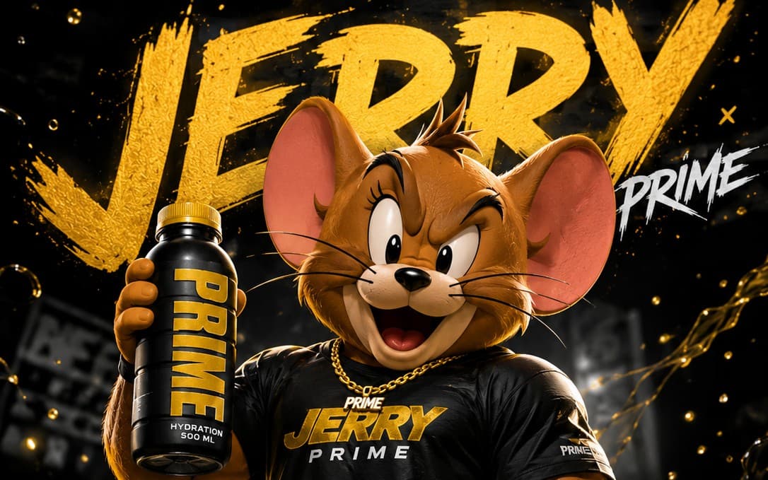 Jerry × PRIME – Legendary Chaos | Premium Cartoon Collector Poster