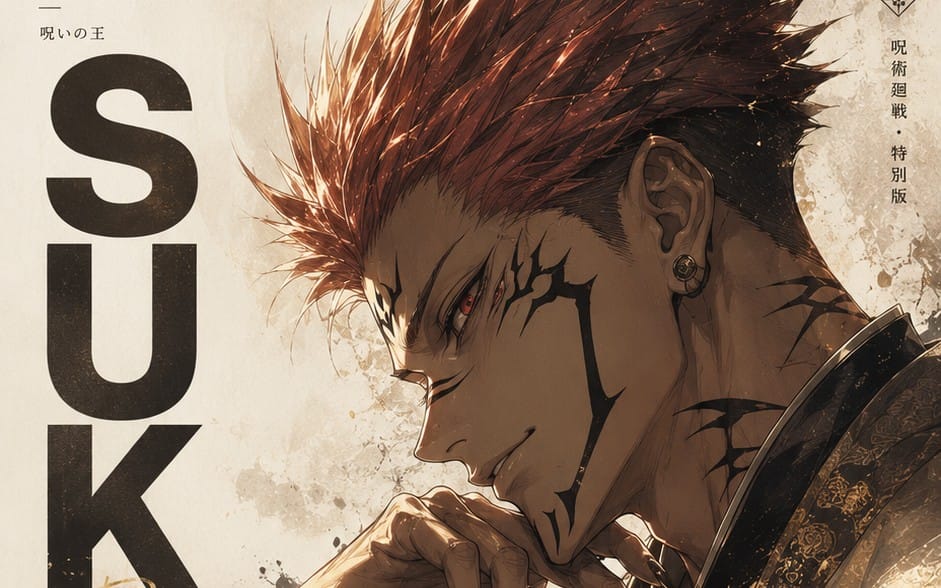 Ryomen Sukuna – King of Curses Premium Edition | Anime Wall Art Poster