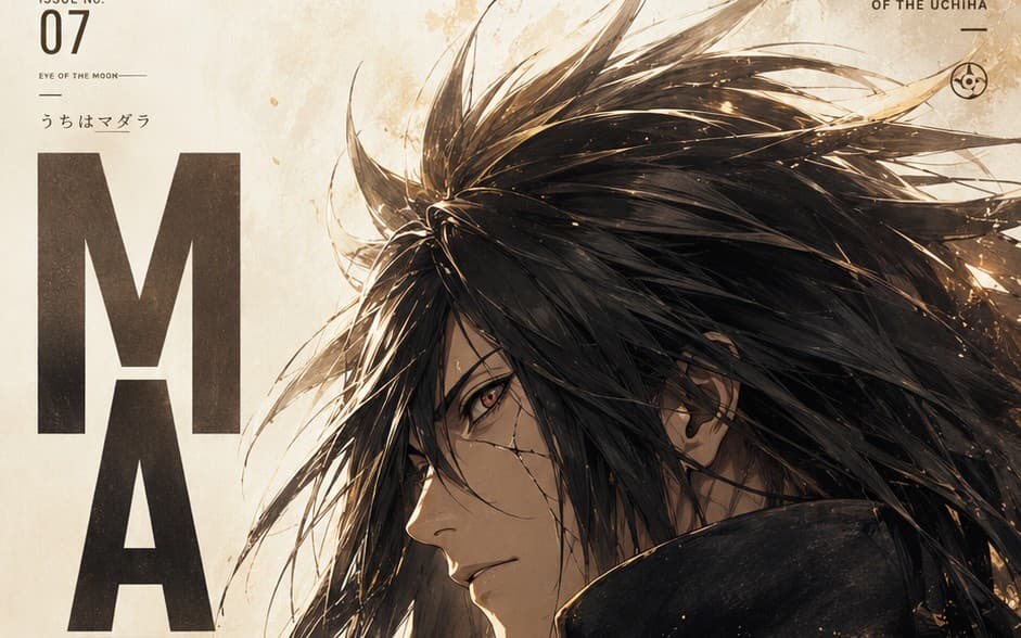 Madara Uchiha – Legendary Shinobi Premium Edition | Anime Wall Art Poster