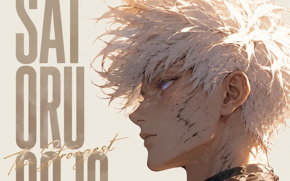 Satoru Gojo – Unlimited Void Collector Edition | Premium Anime Poster