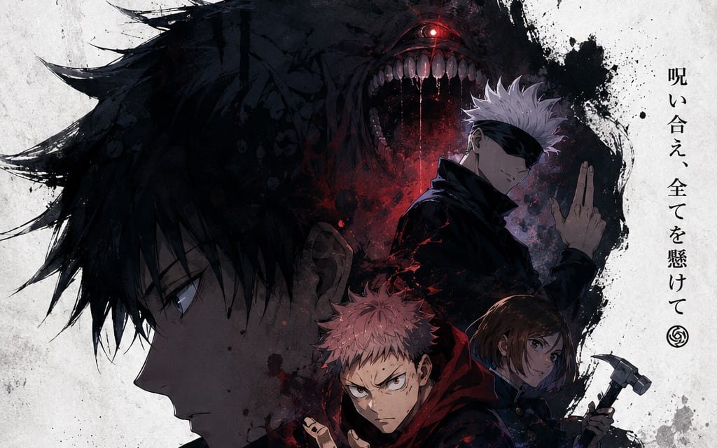 Jujutsu Kaisen – Curses Are Born From Human Fear Premium Anime Poster