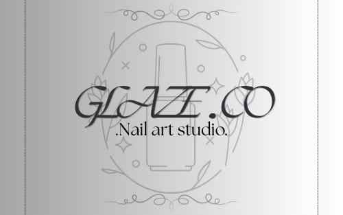 Glaze.co Nail art studio logo.