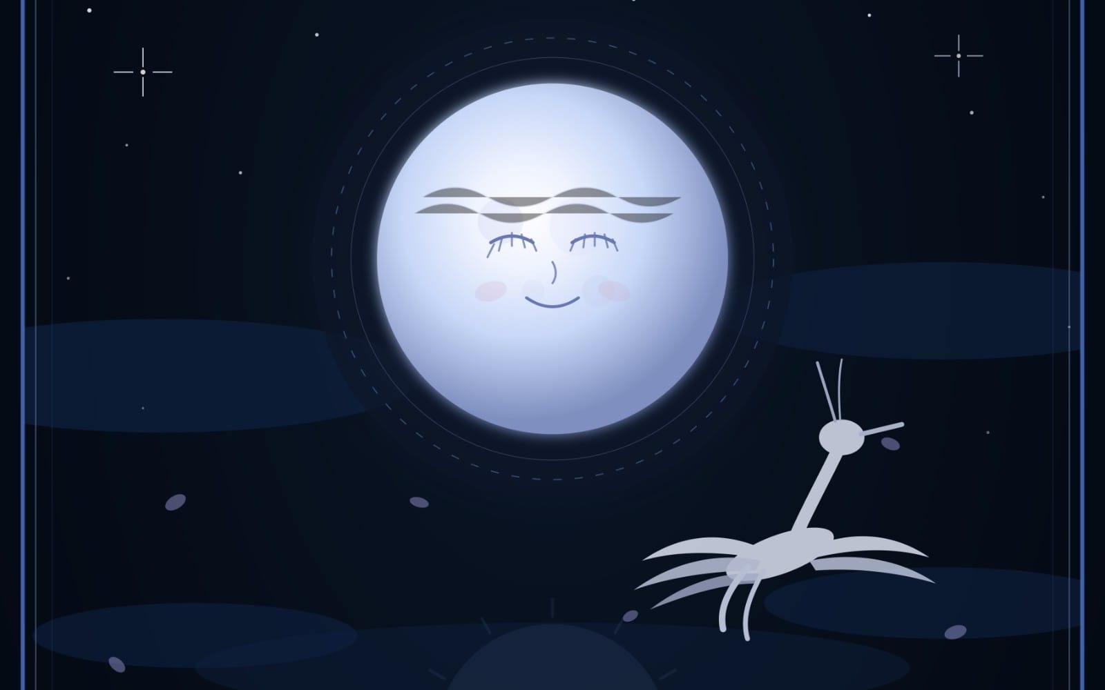 "The Moon" Tarot Card — Carry It With You. A Digital Artifact of Peace.
