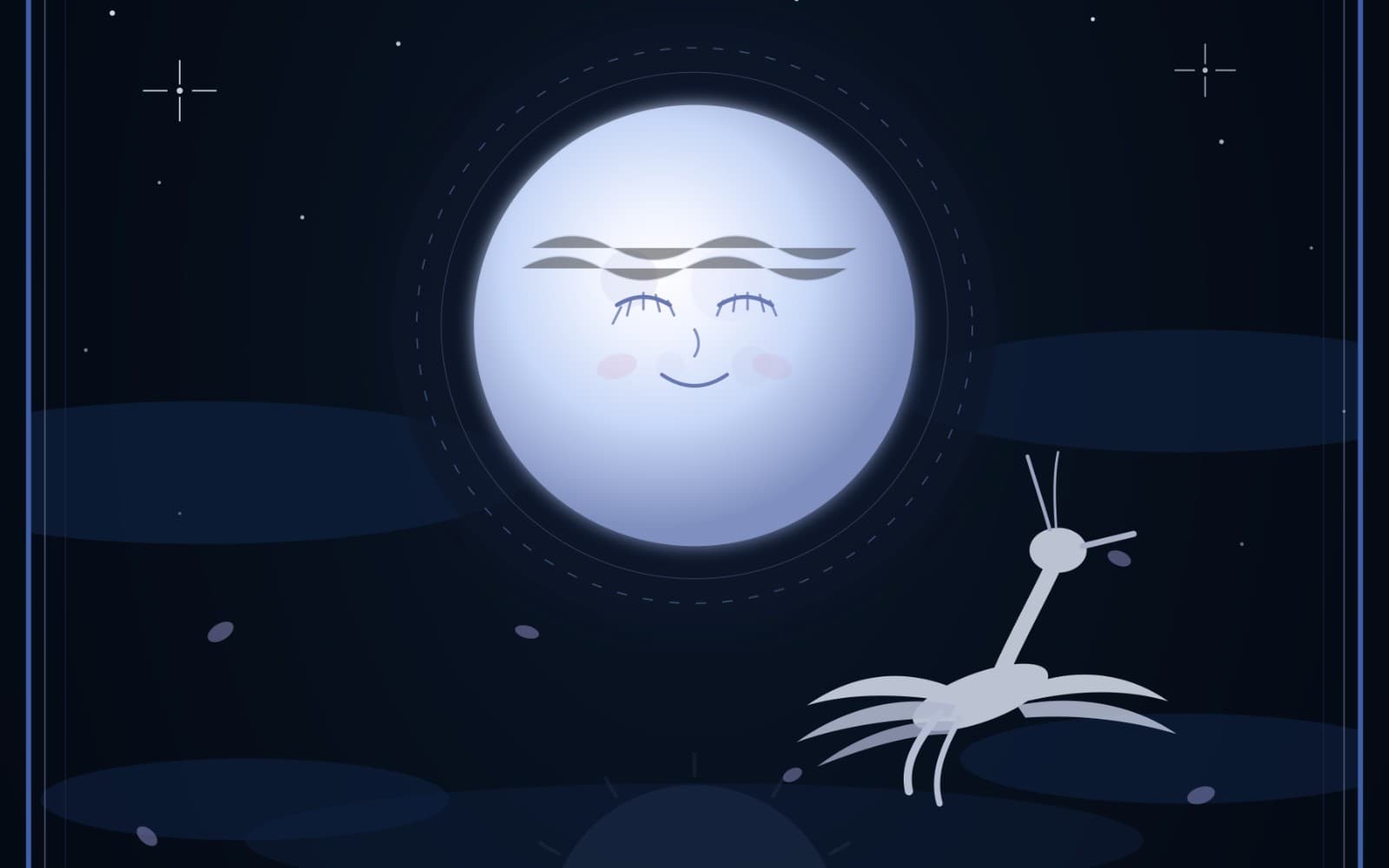 "The Moon" Tarot Card — Carry It With You. A Digital Artifact of Peace.