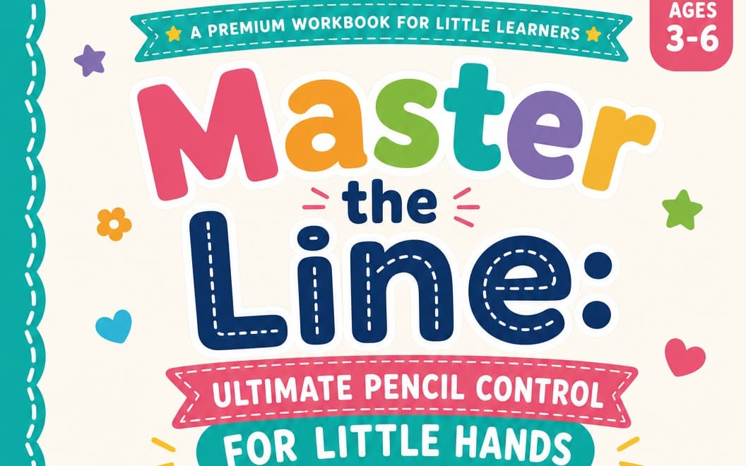 Master the Line: Ultimate Pencil Control Workbook for Little Hands