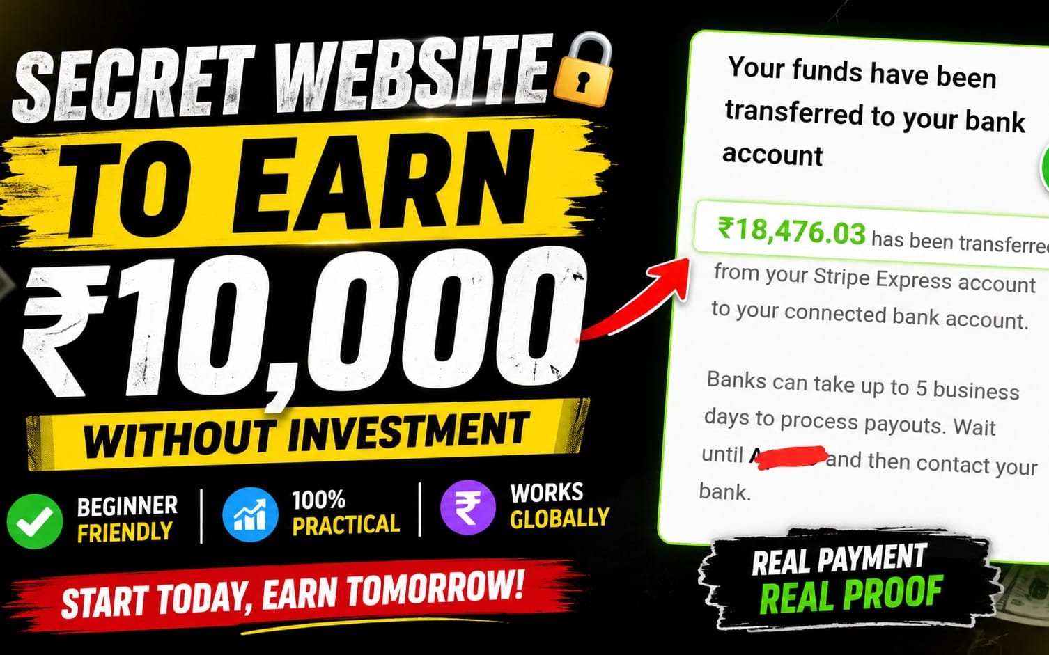 Hidden Website to earn first $1000!