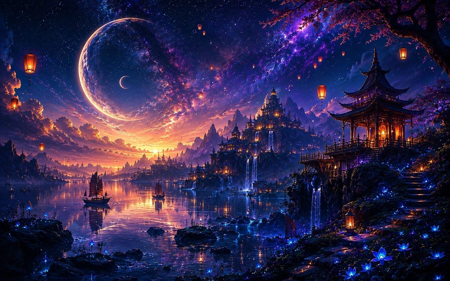 Moonlit Fantasy Kingdom