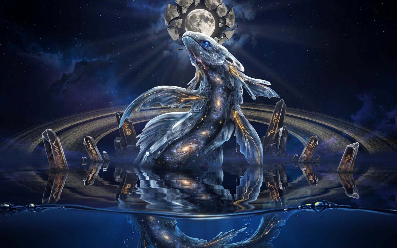 Astral Leviathan: Guardian of the Shattered Moon