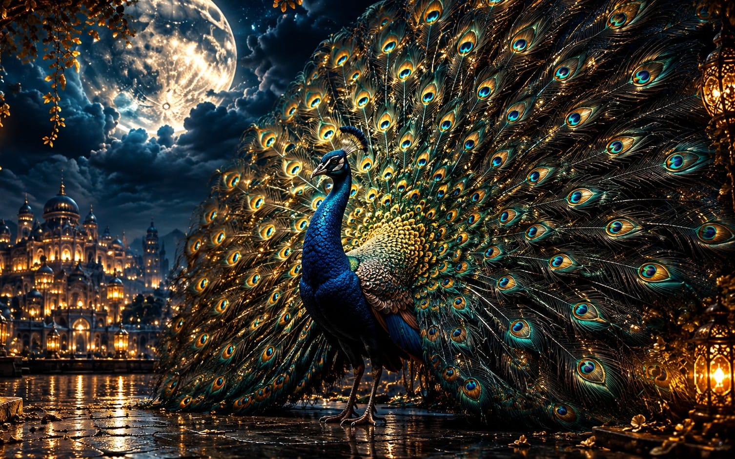 Midnight Peacock — Palace of Dreams