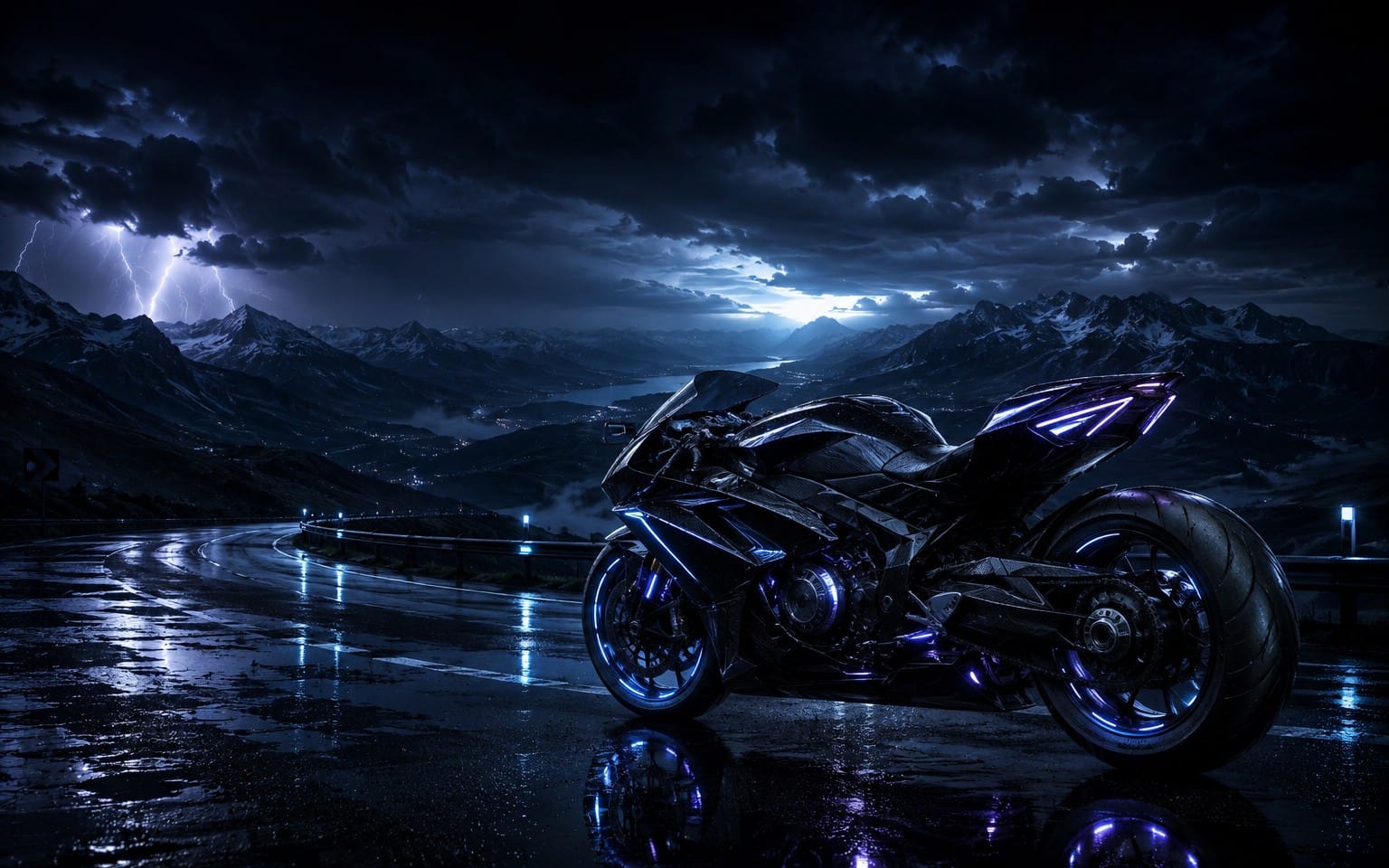 Midnight Apex — Futuristic Storm