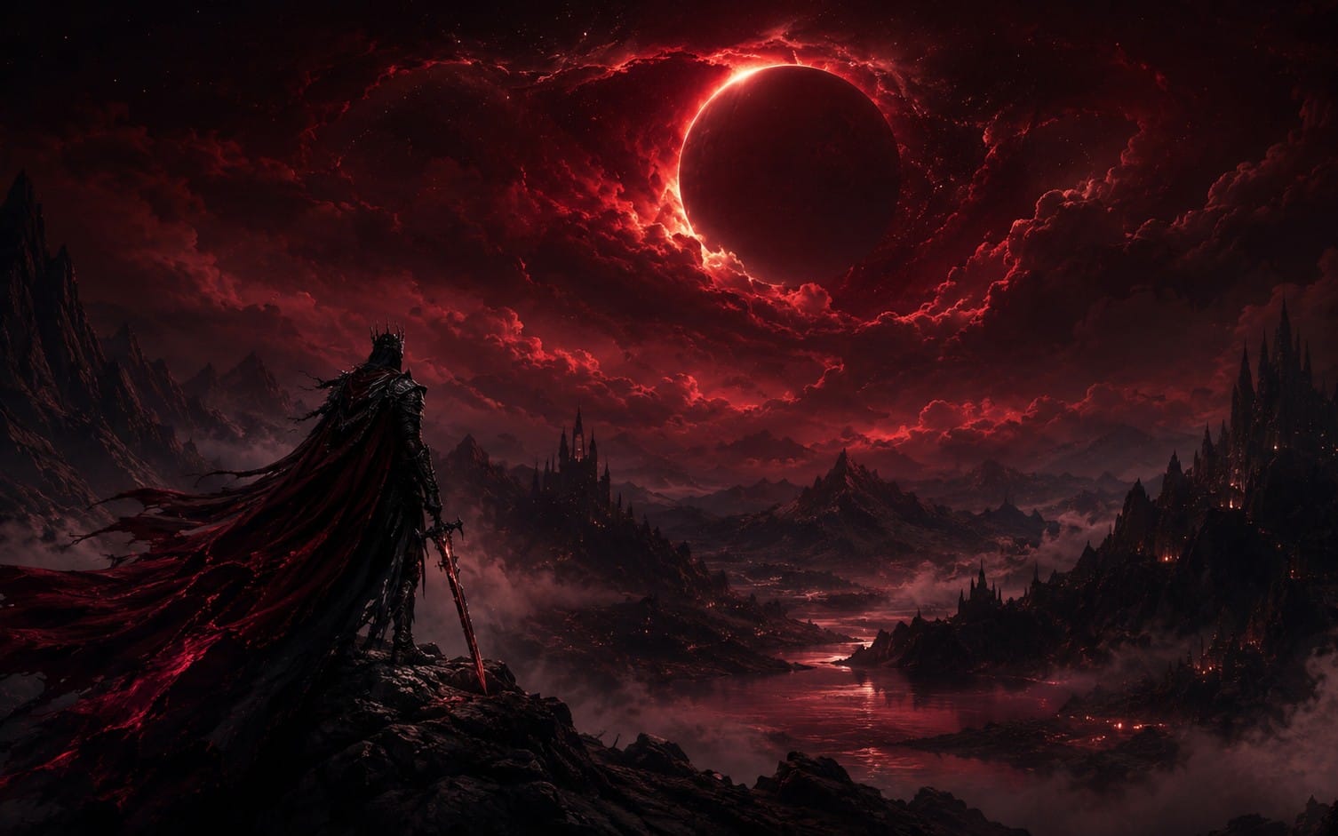 Crimson Eclipse: Dark Fantasy Guardian