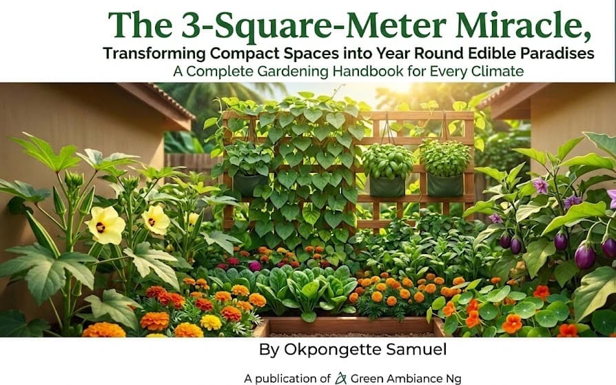 THE 3-SQUARE-METER MIRACLE Transforming Compact Spaces into Year-Round Edible Paradises A Complete Gardening Handbook for Every Climate