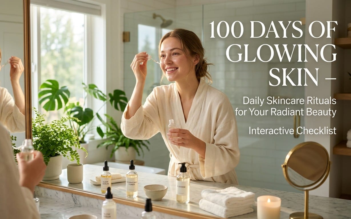 100 Days of Glowing Skin – Daily Skincare Rituals for a Radiant You