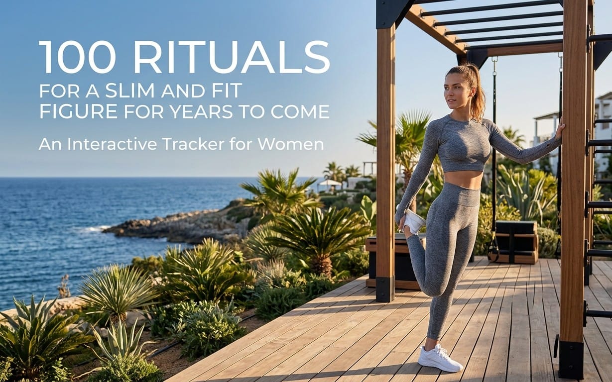 100 Rituals for a Slim and Fit Figure for Years to Come – Interactive Tracker for Women
