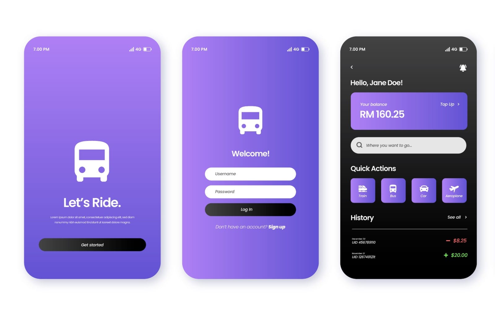 Gradient Transport App Template