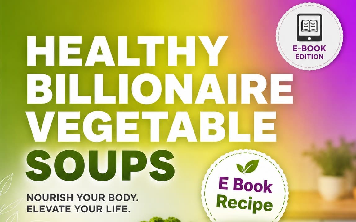 Healthy Billionaire Vegetable soup Recipes EBOOK