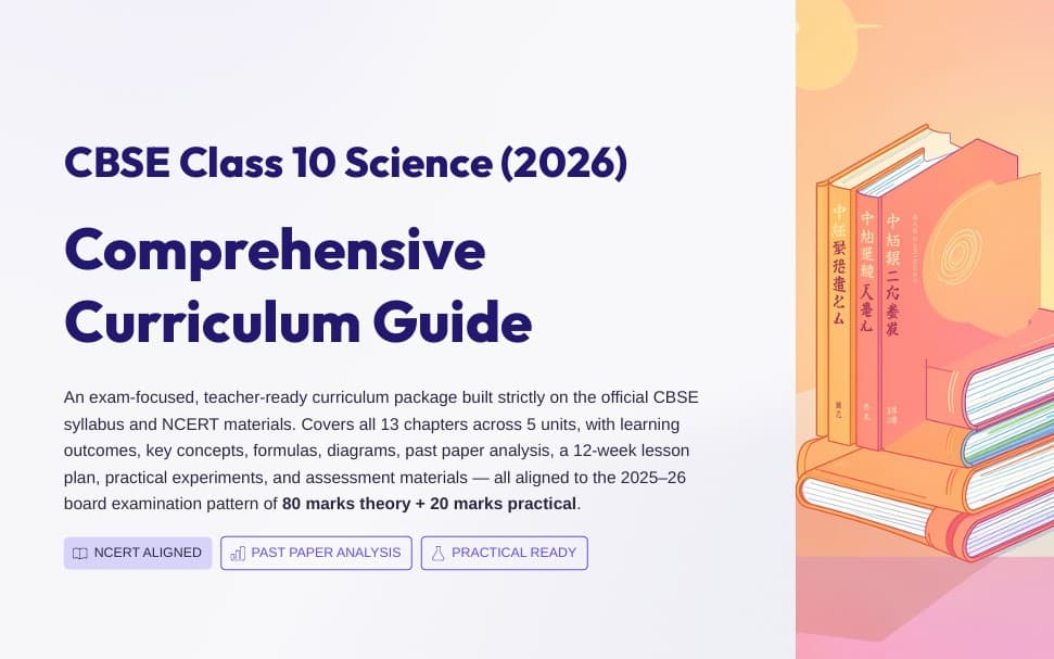 Cbse Complete Science Guide for 2027 Boards