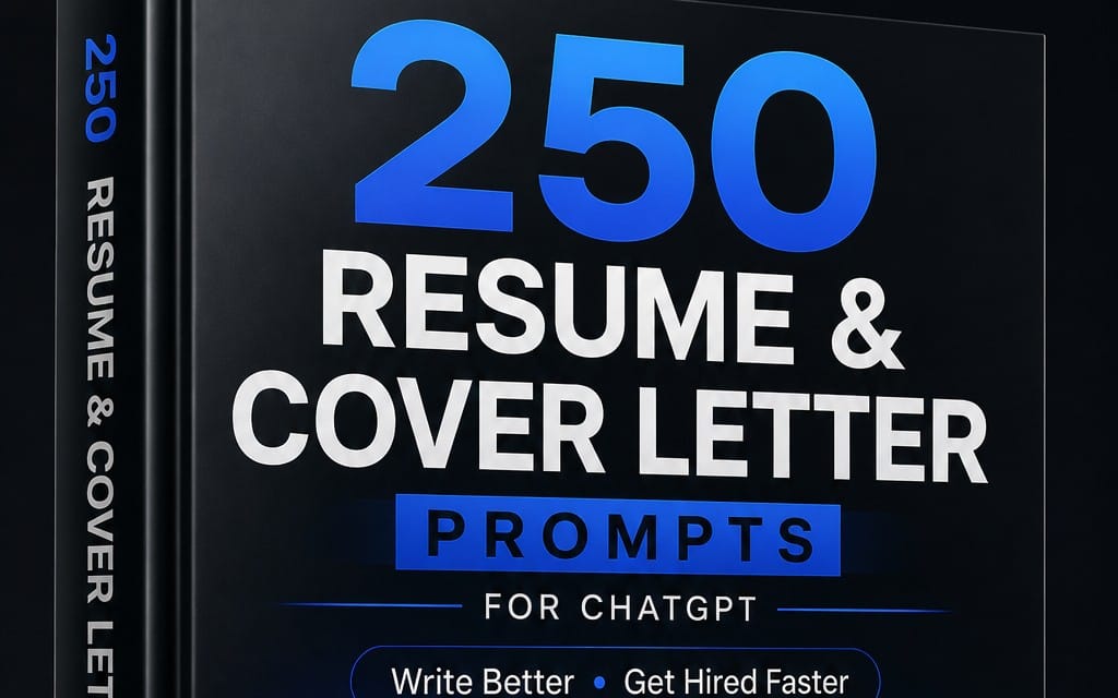 250 Resume & Cover Letter Prompts for ChatGPT