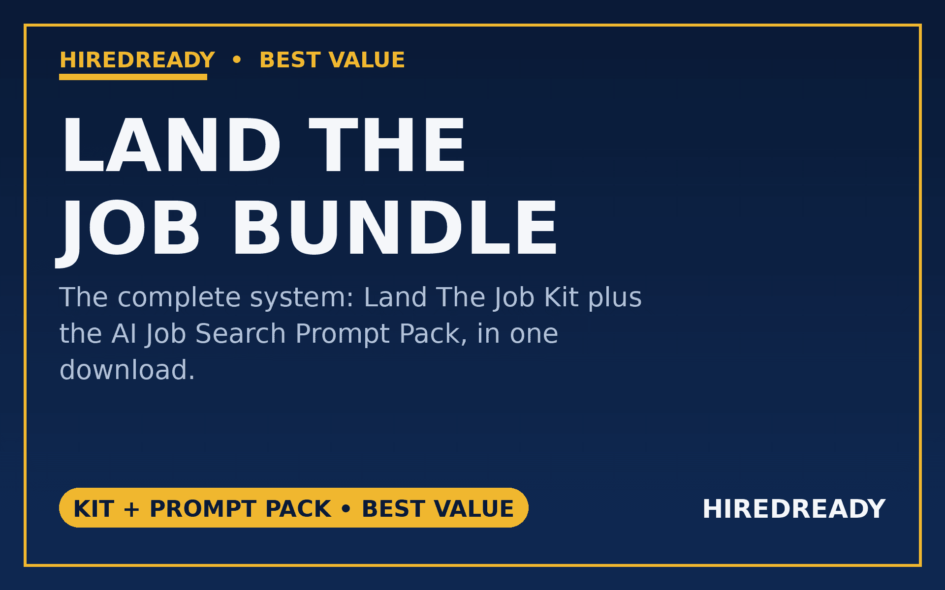 HiredReady store banner