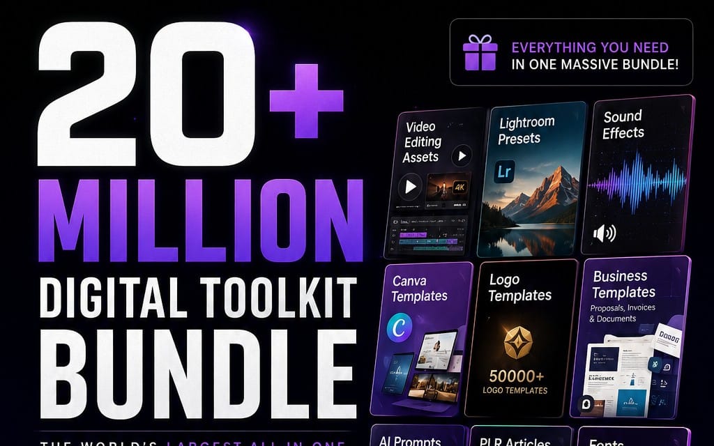 20+ MILLION DIGITAL TOOLKIT BUNDLE