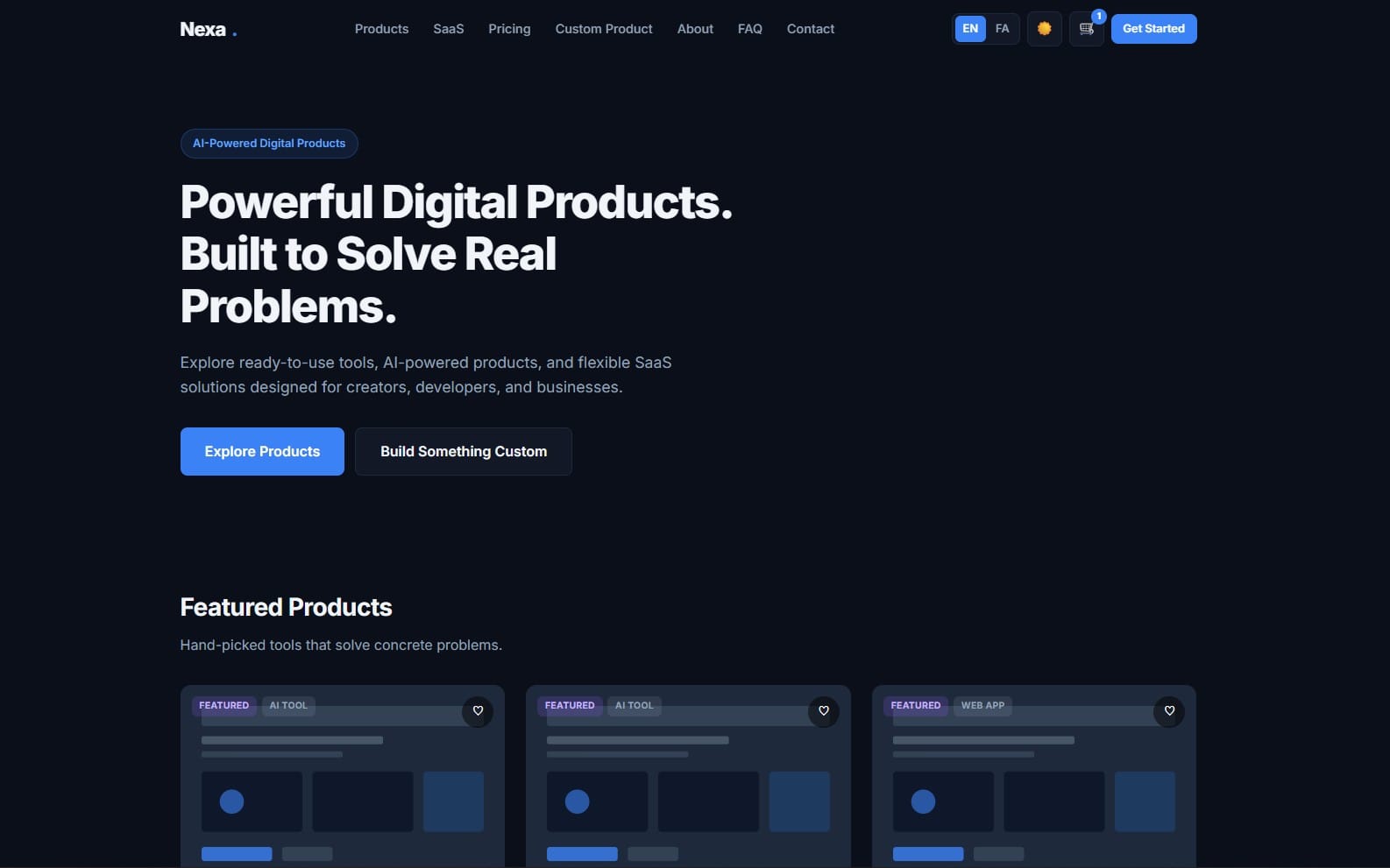 Nexa Commerce — Full-Stack Digital Marketplace Engine