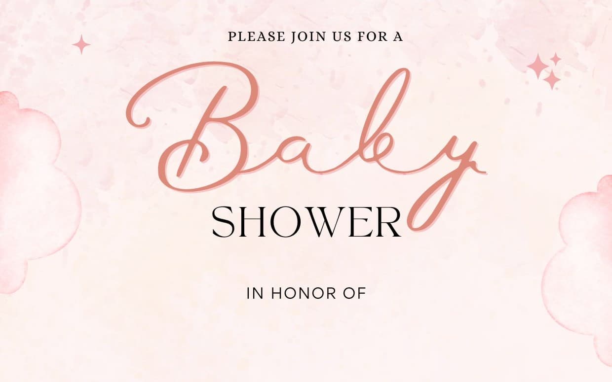 Babe Shower Invite