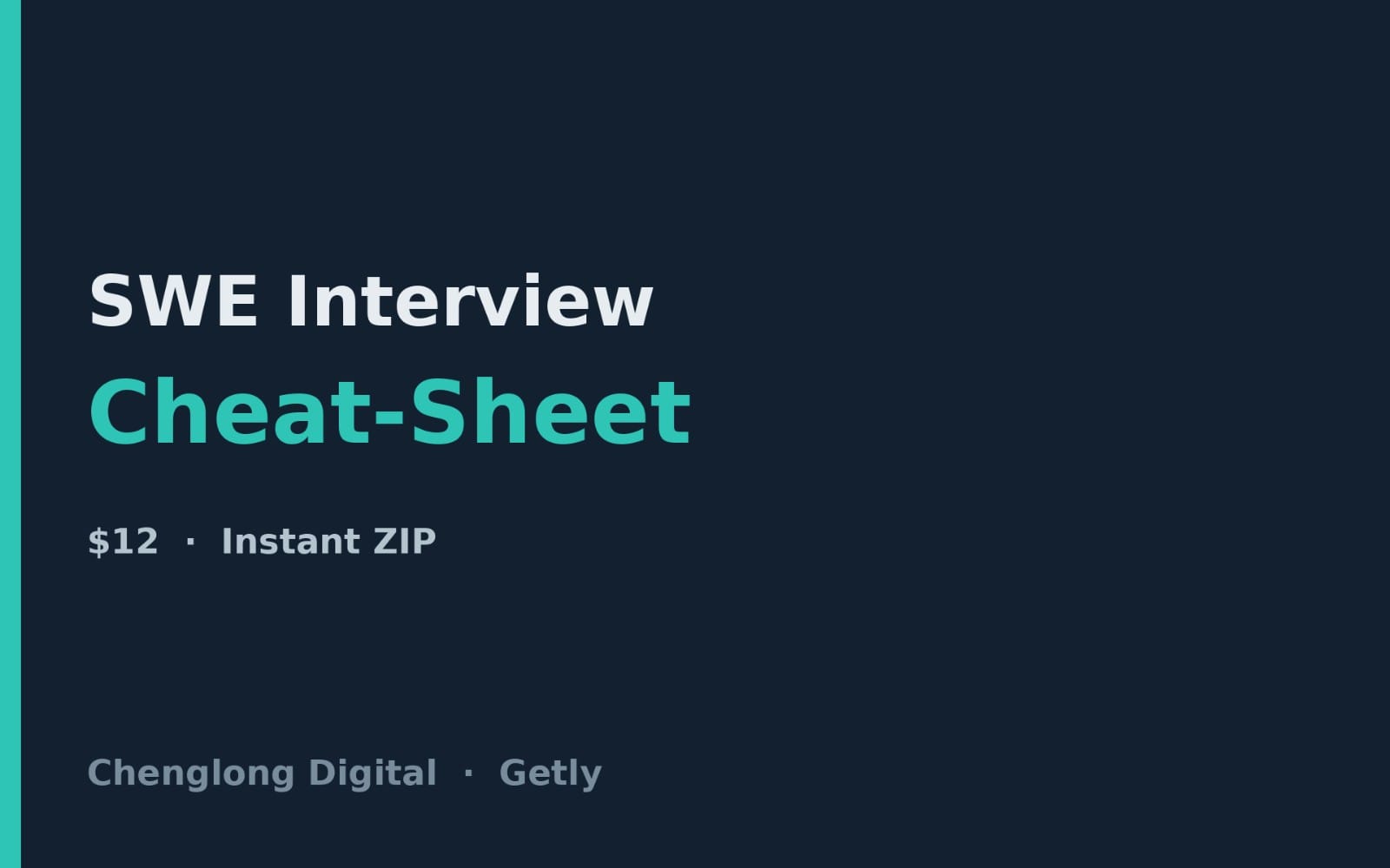 SWE Interview Cheat-Sheet