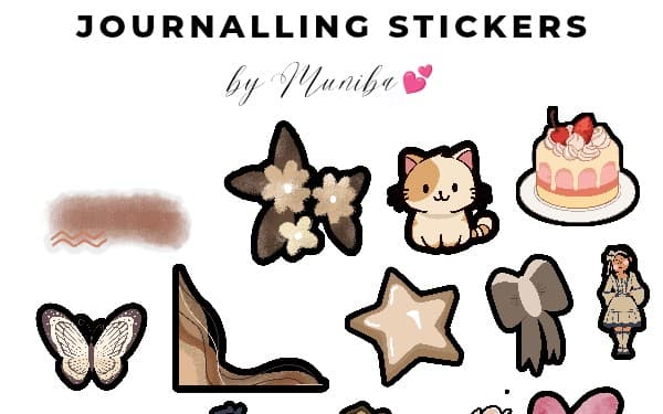 Journalling stickers