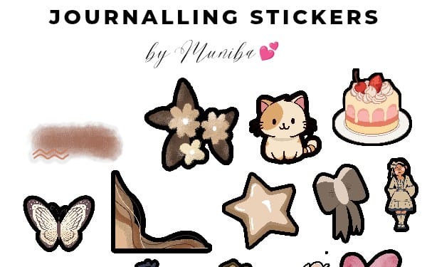 Journalling stickers