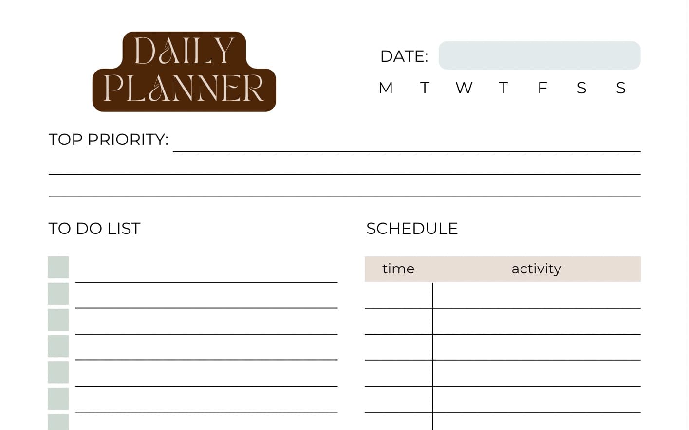 Daily Planner