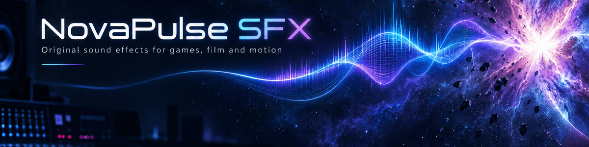 NovaPulse SFX store banner