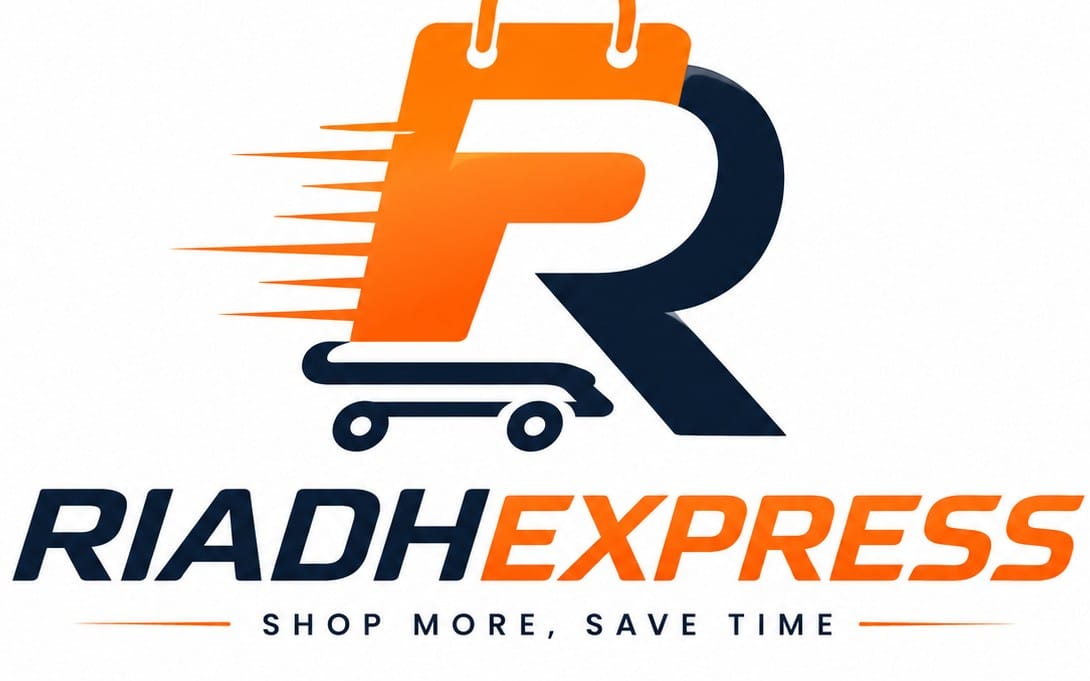 Riadhexpress digital order confirmation and invoice logo with shopping cart and REXpress text
